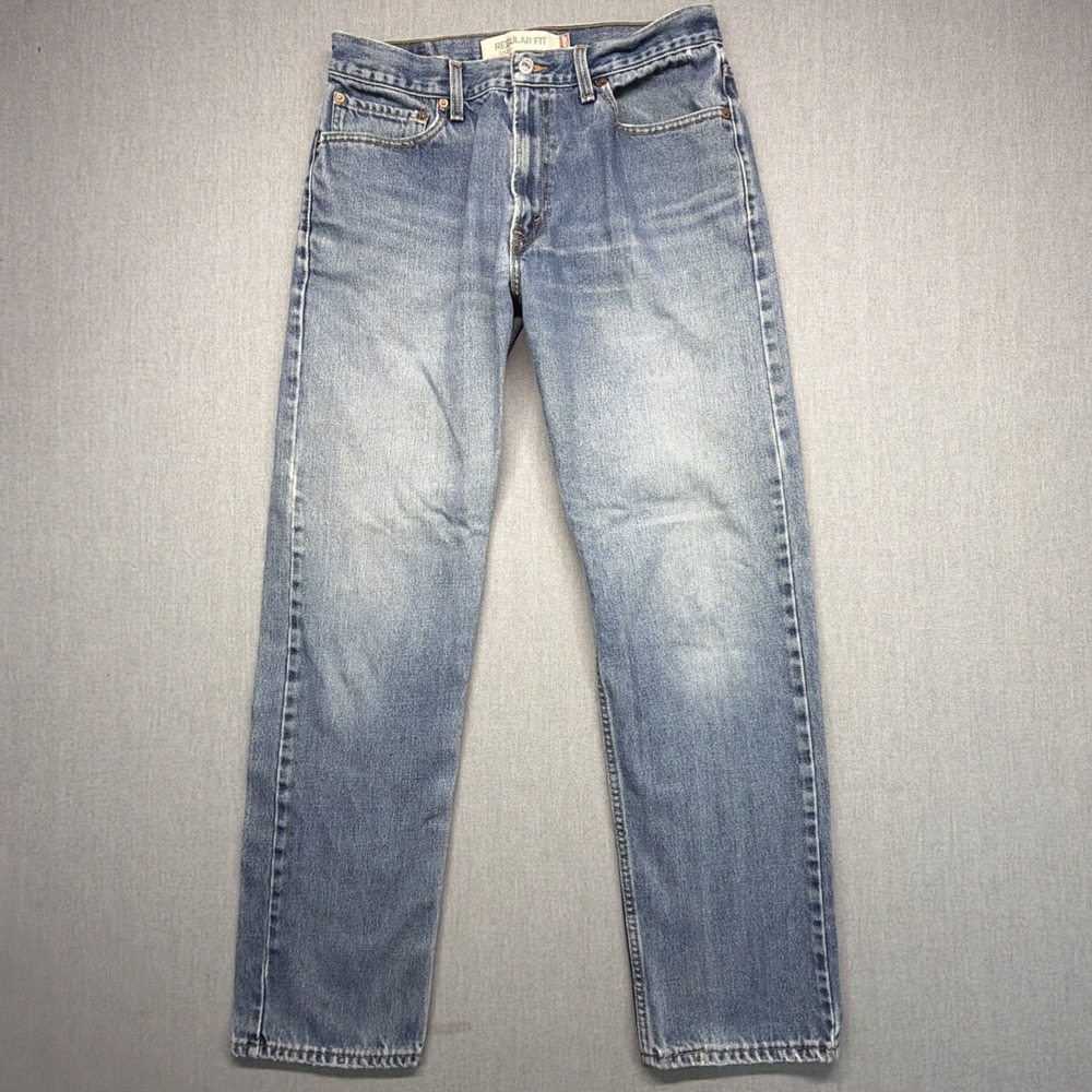VTG Levis 505 Jeans Mens 34x34 (Fits 32x31) Straight Great Fade Y2K‎ 2004